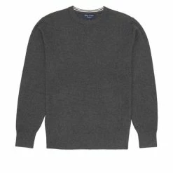 Best Pirce ✨ Cremieux Crew Neck Cashmere Sweater Lt Blue Heather ????