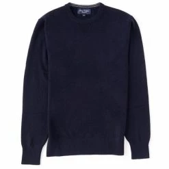 Best Pirce ✨ Cremieux Crew Neck Cashmere Sweater Lt Blue Heather ???? -Cremieux Shop unnamed file 639