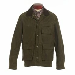 Best Sale ✨ Cremieux Waxed Field ???? Coat Olive ????