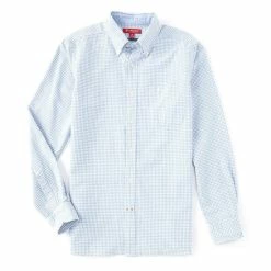 Coupon ???? Cremieux Big & Tall Large Check Oxford Long-Sleeve Woven ???? Shirt Faded Denim ????