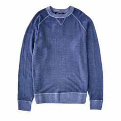 Cheap ???? Cremieux Garment-Dyed Merino Wool Sweater Four Leaf Clover ✔️