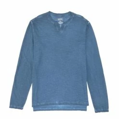 Outlet ✔️ Cremieux ???? Jeans Long Sleeve Washed Notch Neck Tee Green ???? -Cremieux Shop unnamed file 799