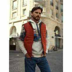 Wholesale ???? Cremieux Hybrid Nylon To Knit Reversible Vest Bright Red ✔️ -Cremieux Shop unnamed file 80