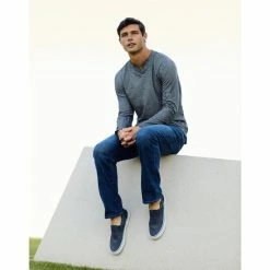 Outlet ✔️ Cremieux ???? Jeans Long Sleeve Washed Notch Neck Tee Green ???? -Cremieux Shop unnamed file 800