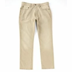 Promo ⭐ Cremieux ???? Jeans Relaxed Straight-Fit Khaki Denim ???? Jeans ????