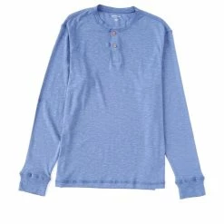 Buy ???? Cremieux Garment-Dyed Slub Henley Port Royale ✔️