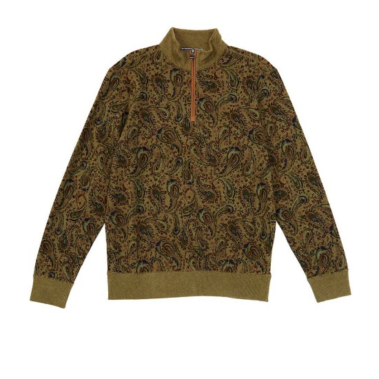 Promo ???? Cremieux French Rib Reversible Mockneck Pullover Indigo Heather ???? 6 Promo ???? Cremieux French Rib Reversible Mockneck Pullover Indigo Heather ???? - Image 4