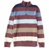 Cheapest ???? Cremieux Suede Stripe Quarter-Zip Pullover Wine Heather ???? -Cremieux Shop unnamed file 895