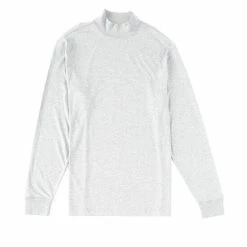 Brand new ???? Daniel Cremieux Signature Long-Sleeve Mock Neck ???? Shirt Oatmeal Heather ???? -Cremieux Shop unnamed file 91