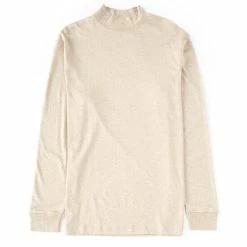Brand new ???? Daniel Cremieux Signature Long-Sleeve Mock Neck ???? Shirt Oatmeal Heather ???? -Cremieux Shop unnamed file 92