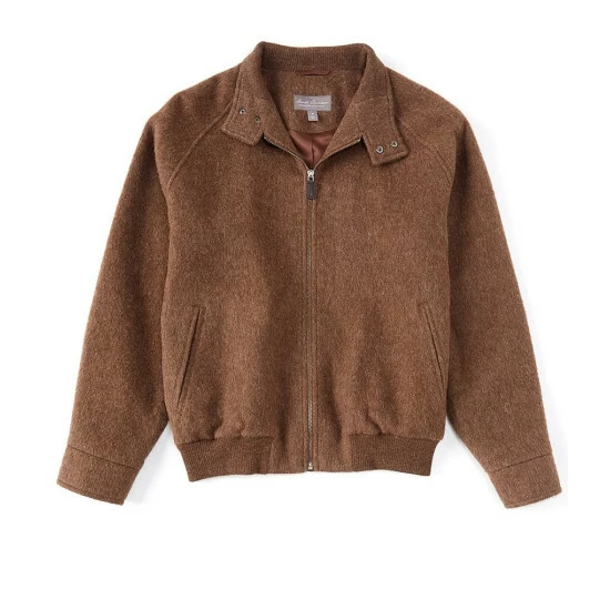 Best Pirce ✔️ Daniel Cremieux Signature Alpaca-Blend Harrington Jacket Dark Brown ⭐ 3 Best Pirce ✔️ Daniel Cremieux Signature Alpaca-Blend Harrington Jacket Dark Brown ⭐