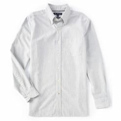 Top 10 ⭐ Cremieux Stripe Oxford Long-Sleeve Woven ???? Shirt Four Leaf Clover ????