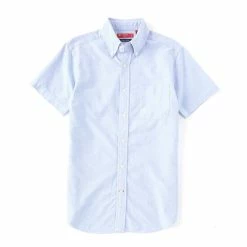 Cheapest ⭐ Cremieux Slim-Fit Solid Oxford Short-Sleeve Woven ???? Shirt Bright Aqua ???? -Cremieux Shop unnamed file 964
