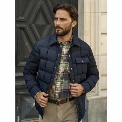 Best Pirce ???? Cremieux Patch Pattern Double Pocket Twill Long-Sleeve Woven ???? Shirt Multi Color ???? -Cremieux Shop unnamed file 974