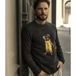 Best Pirce ???? Cremieux Patch Pattern Double Pocket Twill Long-Sleeve Woven ???? Shirt Multi Color ???? -Cremieux Shop unnamed file 975