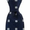 Brand new ???? Cremieux Square Texture Neat Narrow 3#double; Silk Tie Navy ???? -Cremieux Shop unnamed file 992