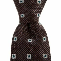 Brand new ???? Cremieux Square Texture Neat Narrow 3#double; Silk Tie Navy ???? -Cremieux Shop unnamed file 993