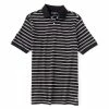 Coupon ???? Cremieux Stripe Short-Sleeve Interlock Polo ???? Shirt Black ???? -Cremieux Shop unnamed file 994