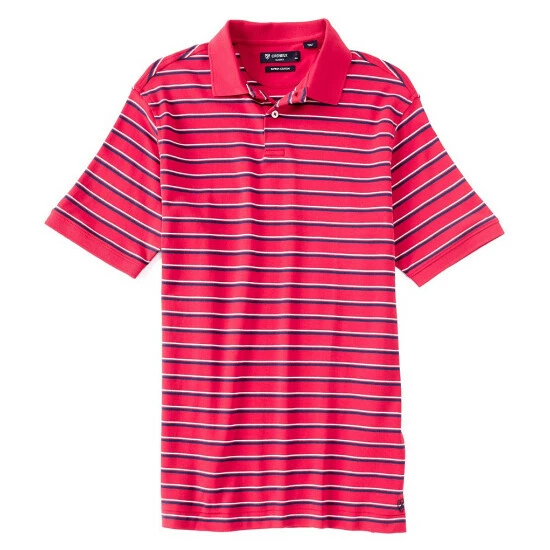 Coupon ???? Cremieux Stripe Short-Sleeve Interlock Polo ???? Shirt Black ???? 4 Coupon ???? Cremieux Stripe Short-Sleeve Interlock Polo ???? Shirt Black ???? - Image 2