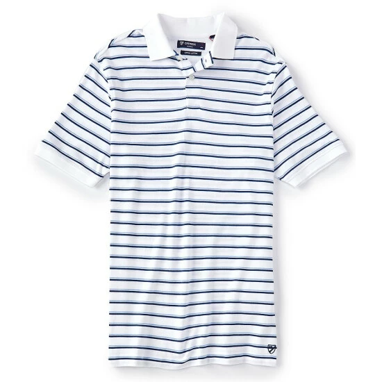 Coupon ???? Cremieux Stripe Short-Sleeve Interlock Polo ???? Shirt Black ???? 6 Coupon ???? Cremieux Stripe Short-Sleeve Interlock Polo ???? Shirt Black ???? - Image 4